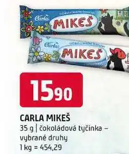Terno Carla mikeš 35 g čokoládová tyčinka vybrané druhy nabídka