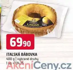 Terno Italská bábovka 400 g vybrané druhy nabídka