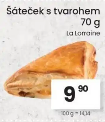 Kubík potraviny Šáteček s tvarohem nabídka