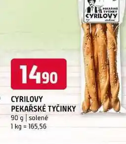 Terno Cyrilovy pekařské tyčinky 90 g solené nabídka