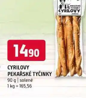 Terno Cyrilovy pekařské tyčinky 90 g solené nabídka