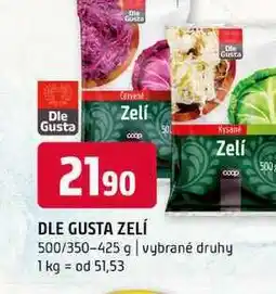 Terno DLE GUSTA ZELÍ 500/350-425 g vybrané druhy nabídka