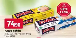 Terno Isabel tuňák 3x 80 g 3x 52 g vybrané druhy nabídka