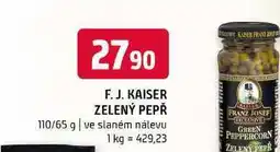 Terno F. J. kaiser zelený pepř 110/65 g ve slaném nálevu nabídka