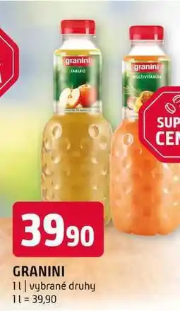 Terno Granini 1l, vybrané druhy nabídka