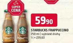 Terno STARBUCKS FRAPPUCCINO 250 ml vybrané druhy nabídka