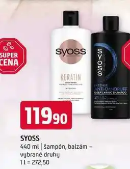 Terno SYOSS 440 ml šampón, balzám vybrané druhy nabídka