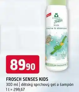 Terno FROSCH SENSES KIDS 300 ml dětský sprchový gel a šampón nabídka