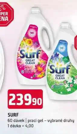 Terno SURF 60 dávek prací gel vybrané druhy nabídka
