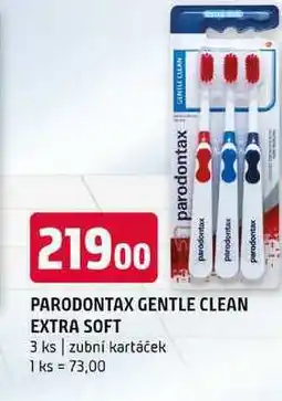 Terno PARODONTAX GENTLE CLEAN EXTRA SOFT 3 ks zubní kartáček nabídka