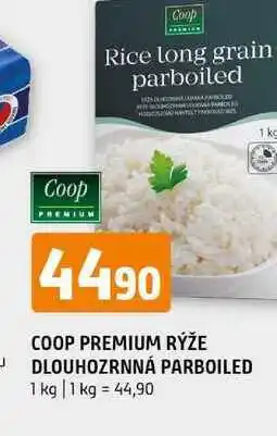 Terno COOP PREMIUM RÝŽE JDLOUHOZRNNÁ PARBOILED 1 kg nabídka