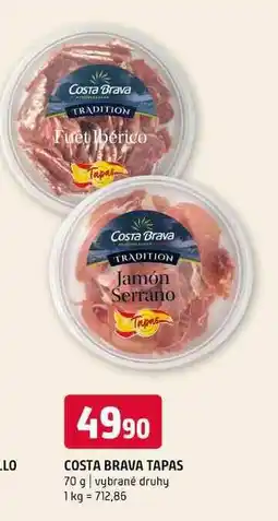 Terno COSTA BRAVA TAPAS 70 g vybrané druhy nabídka
