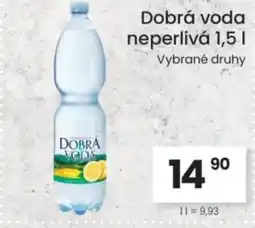 Kubík potraviny Dobrá voda neperlivá nabídka