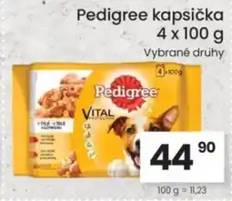 Kubík potraviny Pedigree kapsička nabídka
