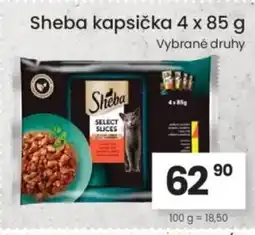 Kubík potraviny Sheba kapsička nabídka