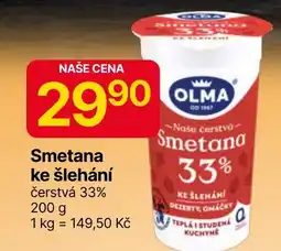 Hruška OLMA Smetana ke šlehání nabídka