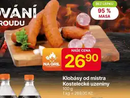 Hruška Klobásy od mistra Kostelecké uzeniny nabídka