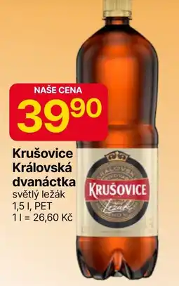 Hruška Krušovice Královská dvanáctka nabídka