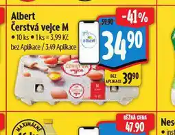 Albert Čerstvá vejce m 10 ks nabídka