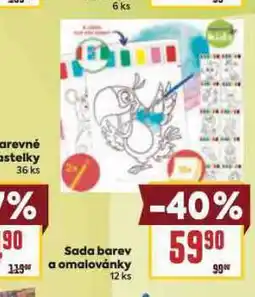 Billa Sada barev a omalovánek nabídka