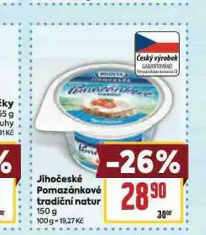Billa Jihočeské pomazánkové tradiční natur nabídka