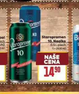 Billa Pivo staropramen 10 nabídka