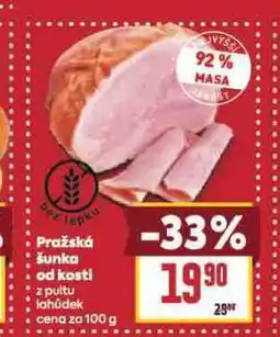 Billa Pražská šunka od kosti nabídka