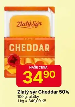 Hruška Zlatý sýr Cheddar 50% nabídka