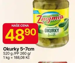 Hruška Okurky nabídka