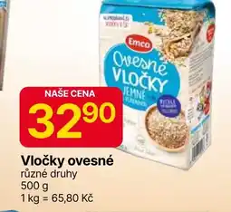 Hruška EMCO Vločky ovesné nabídka