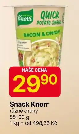 Hruška Knorr Snack nabídka