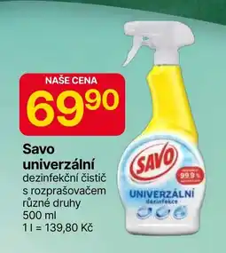 Hruška SAVO univerzální nabídka