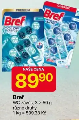 Hruška Bref WC závěs nabídka