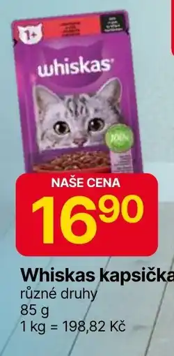 Hruška Whiskas kapsička nabídka