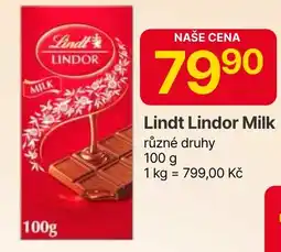 Hruška Lindt Lindor Milk nabídka