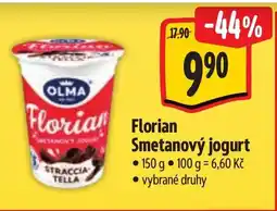 Albert OLMA Florian Smetanový jogurt nabídka