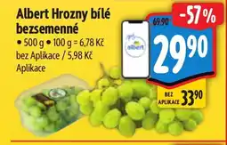 Albert Albert Hrozny bílé bezsemenné nabídka