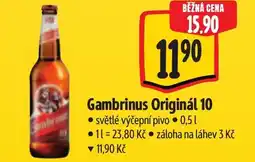 Albert Gambrinus Originál 10 nabídka