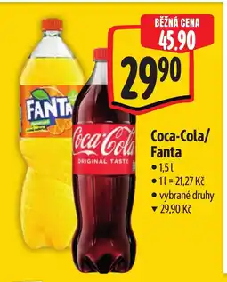 Albert Coca-Cola/ Fanta nabídka