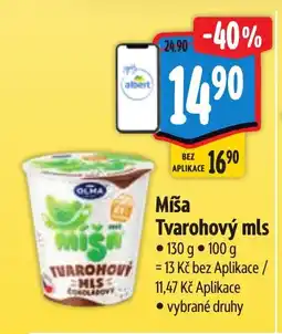 Albert OLMA Míša Tvarohový mls nabídka