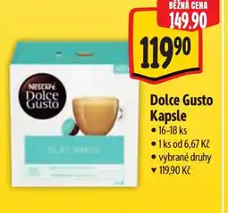 Albert Dolce Gusto Kapsle nabídka