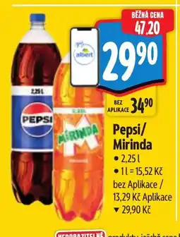Albert Pepsi/ Mirinda nabídka