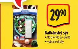 Albert Balkánský sýr nabídka