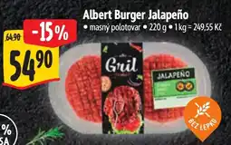 Albert Albert Burger Jalapeño nabídka