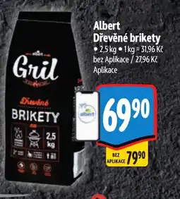 Albert Albert Dřevěné brikety nabídka