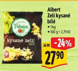 Albert Albert Zelí kysané bílé nabídka