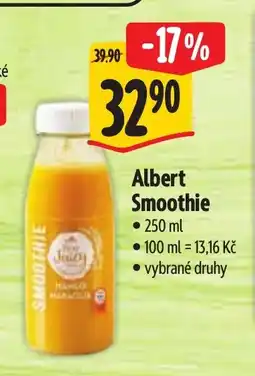 Albert Albert Smoothie nabídka
