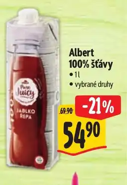 Albert Albert 100% šťávy nabídka