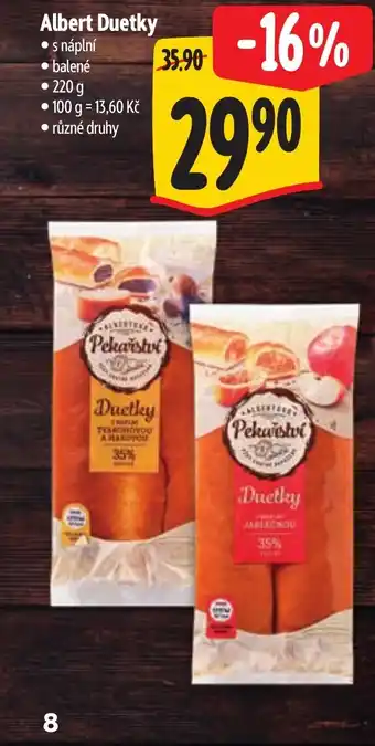 Albert Albert Duetky nabídka