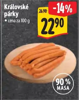 Albert Královské párky nabídka